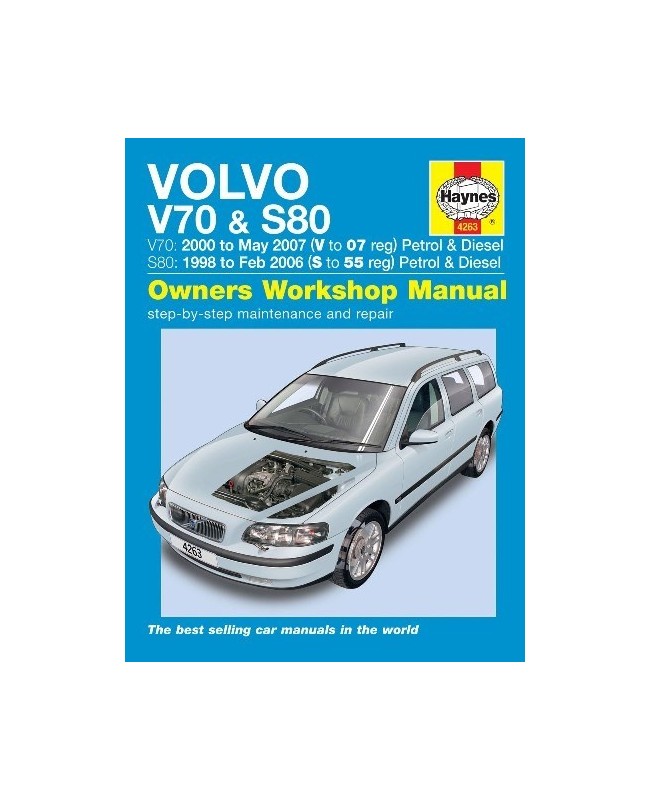 VOLVO V70/S80 PETROL & DIESEL 1998-07 - OWNERS WORKSHOP ...