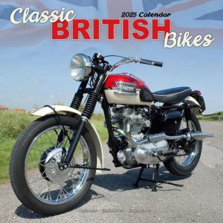 CLASSIC BRITISH BIKES CALENDAR 2025