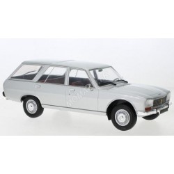 PEUGEOT 504 BREAK 1976 GRIS METALLISE 1:18