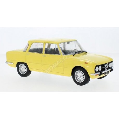 ALFA ROMEO GIULIA NUOVA SUPER 1974 JAUNE CLAIR 1:18